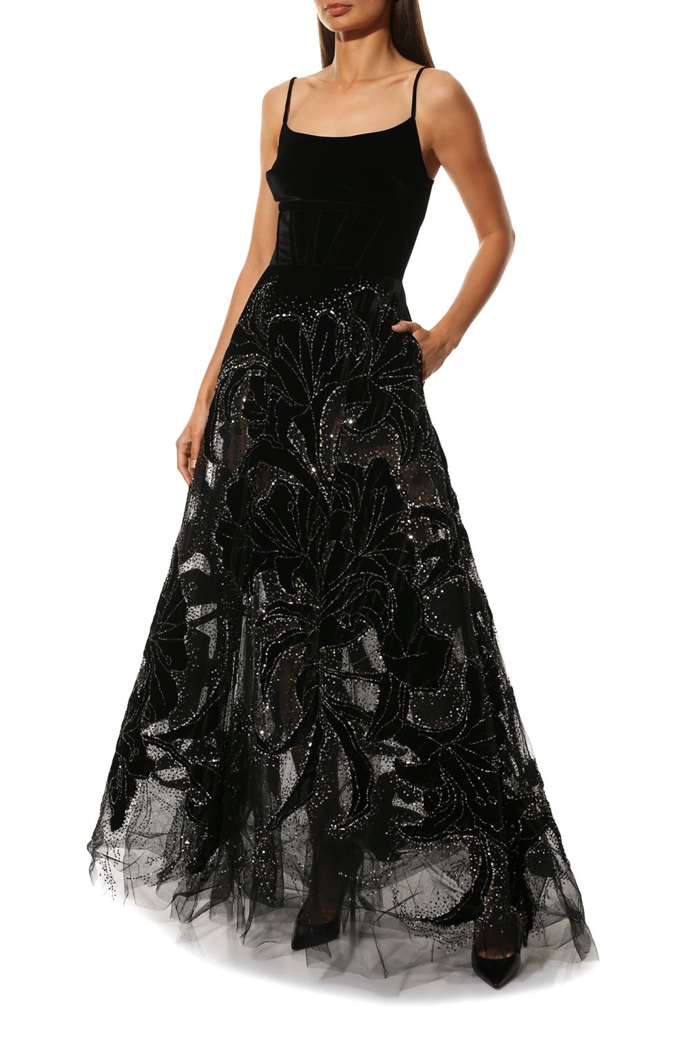 Платье ELIE SAAB черного цвета по цене 1255000 руб., арт. 9213, фото 2 Платье ELIE SAAB, арт. 9213, фото 2