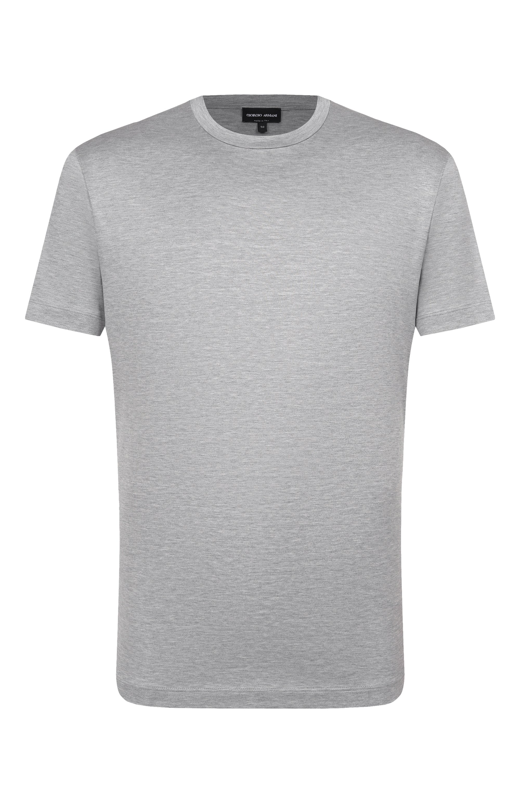 Футболка из шелка и хлопка GIORGIO ARMANI, арт. 3KSM77/SJZHZ, фото 1