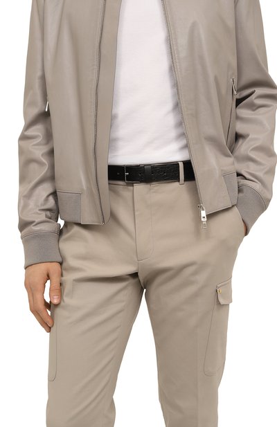 Кожаный ремень HUGO черного цвета по цене 6810 руб., арт. 50491986, фото 2 Кожаный ремень HUGO, арт. 50491986, фото 2