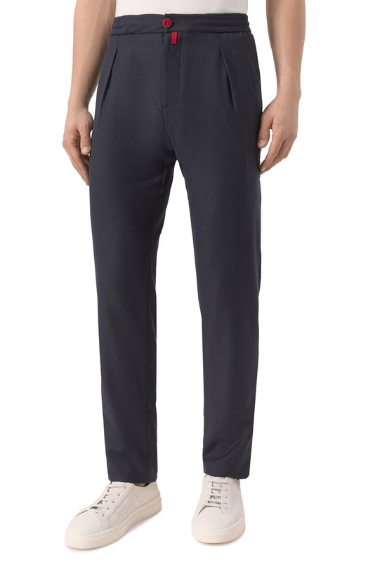Шерстяные брюки Kiton UP1LACK0629F04 Синий  UP1LACK0629F04 Фото 3