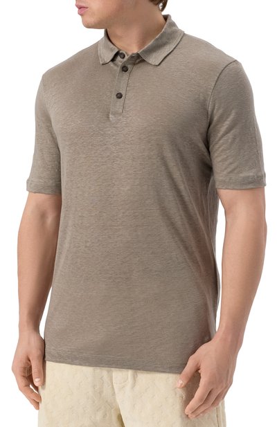 Льняное поло GIORGIO ARMANI, арт. 3RSF80/SJJMZ, фото 3