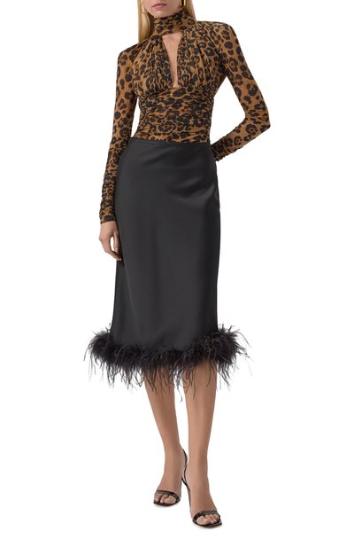 Боди BLUMARINE леопардового цвета по цене 75700 руб., арт. 2C419A, фото 2 Боди BLUMARINE, арт. 2C419A, фото 2