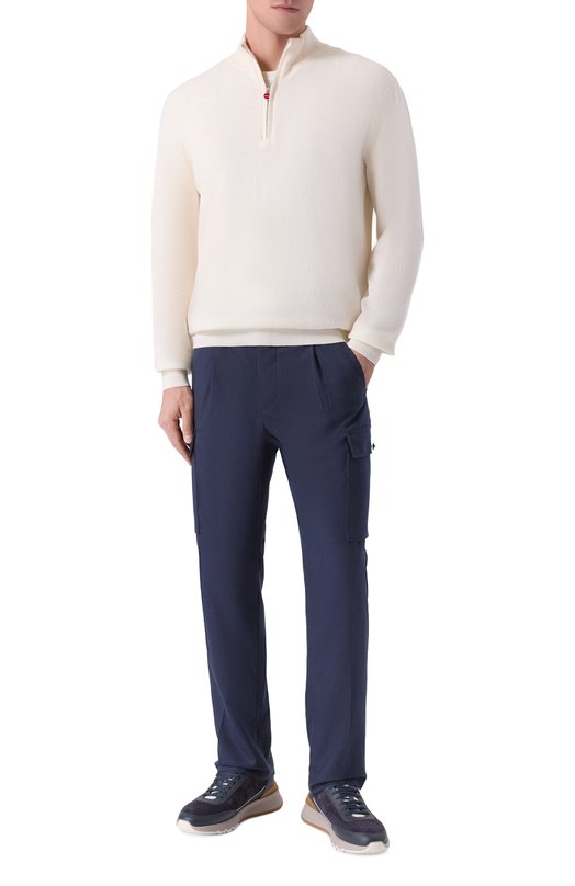 Замшевые кроссовки Brunello Cucinelli MZUSGG0278 Синий  MZUSGG0278 Фото 2