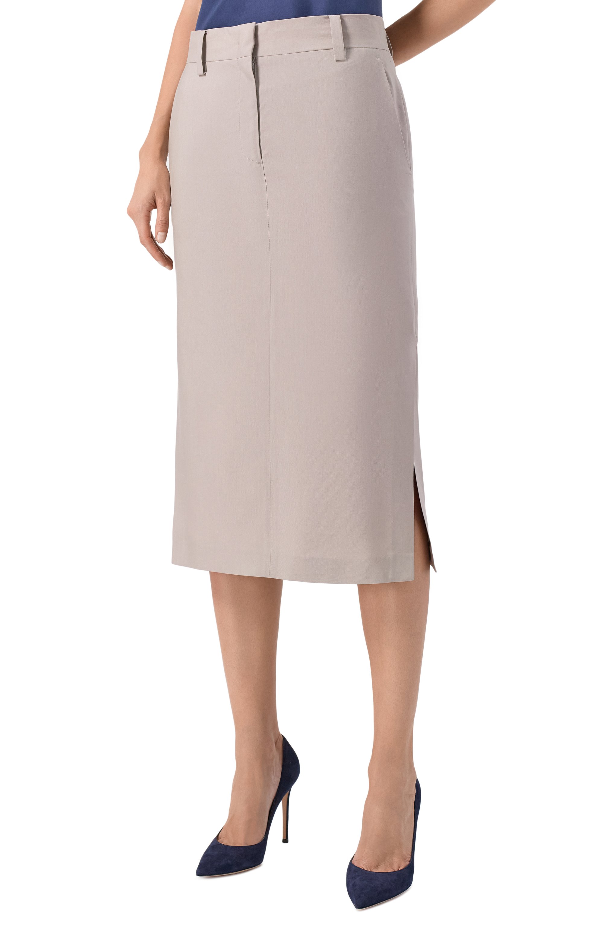 Юбка из шерсти и шелка MVST, арт. 25E/X2P/0/C051/3038, фото 3