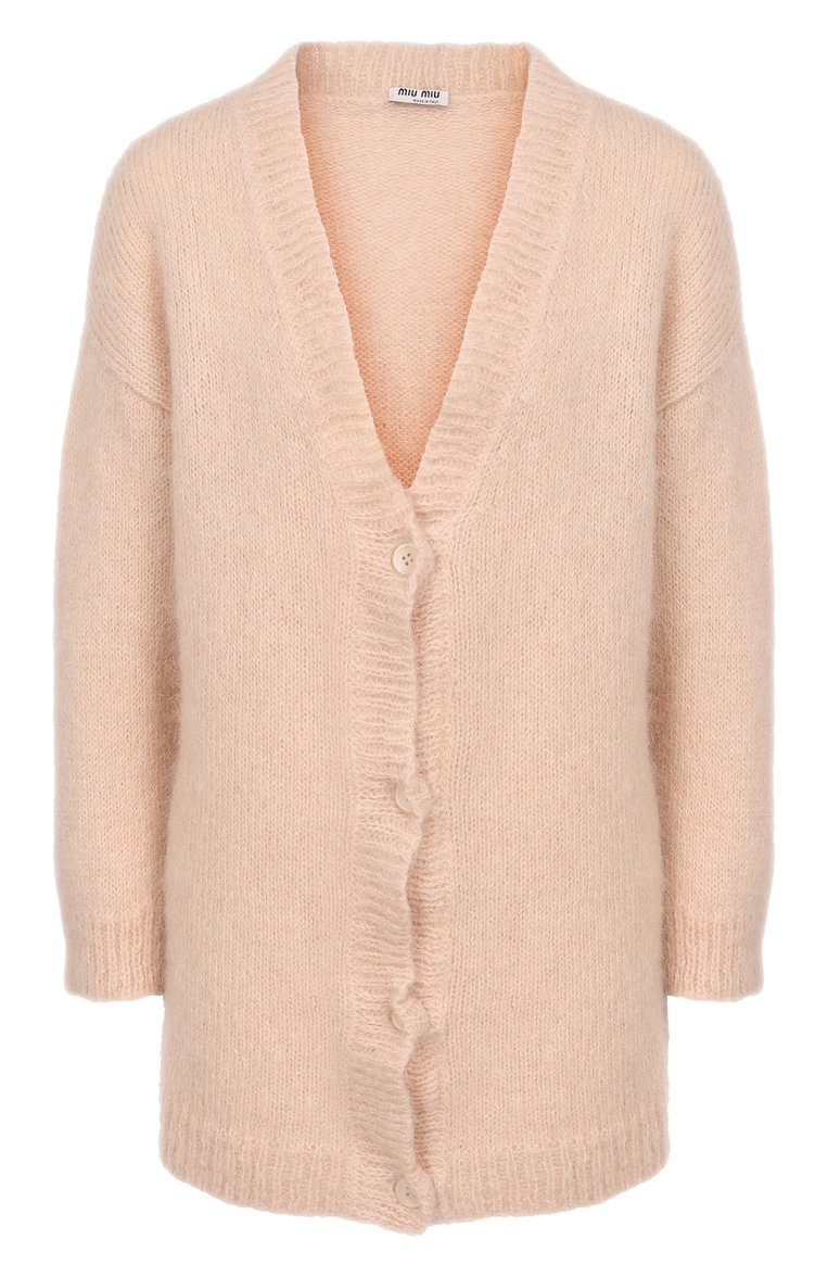 Шерстяной кардиган MIU MIU, арт. MMF239-1WSF-F0627, фото 1