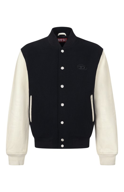 Комбинированный бомбер Diesel A21164/0LHAL Чёрно-белый A21164/0LHAL