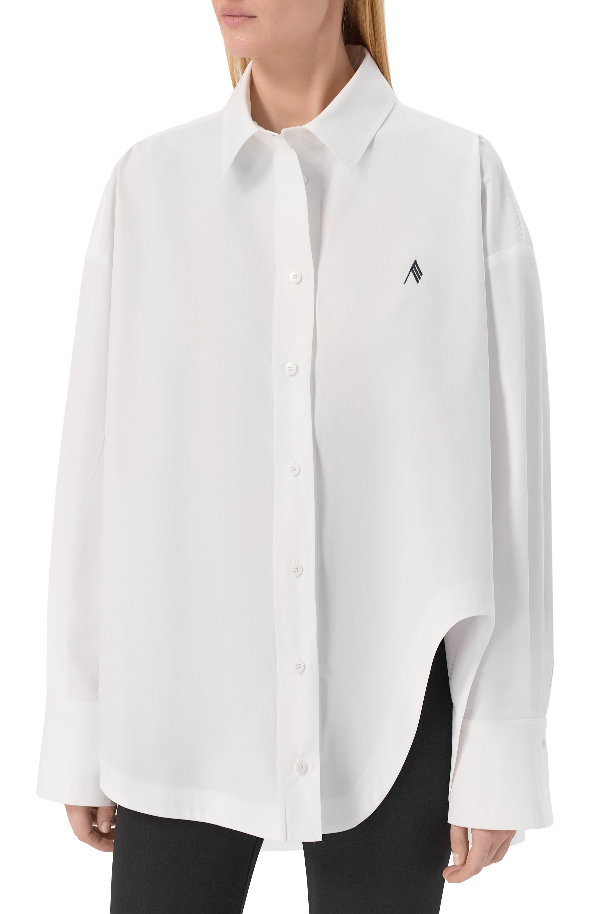 Хлопковая рубашка THE ATTICO, арт. 260WCH00004/CCC052AA, фото 3