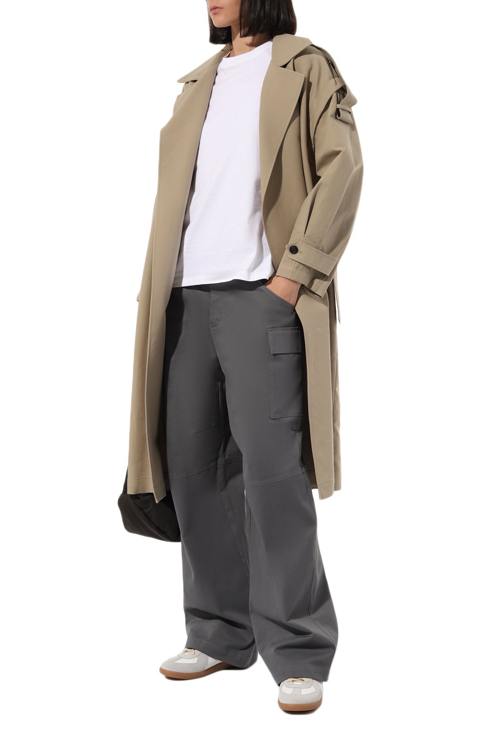 Хлопковые брюки BORNE BOURGEOIS серого цвета по цене 38500 руб., арт. SW-PN-BO-4009, фото 2 Хлопковые брюки BORNE BOURGEOIS, арт. SW-PN-BO-4009, фото 2