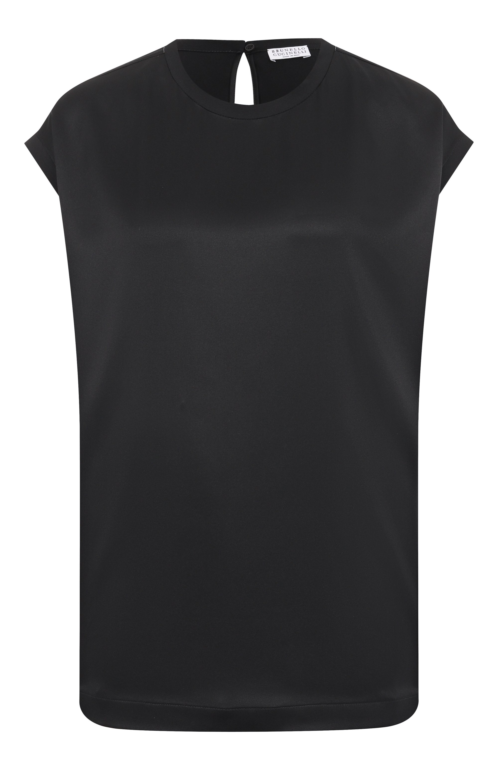 Атласный топ BRUNELLO CUCINELLI, арт. MPC59EH500, фото 1