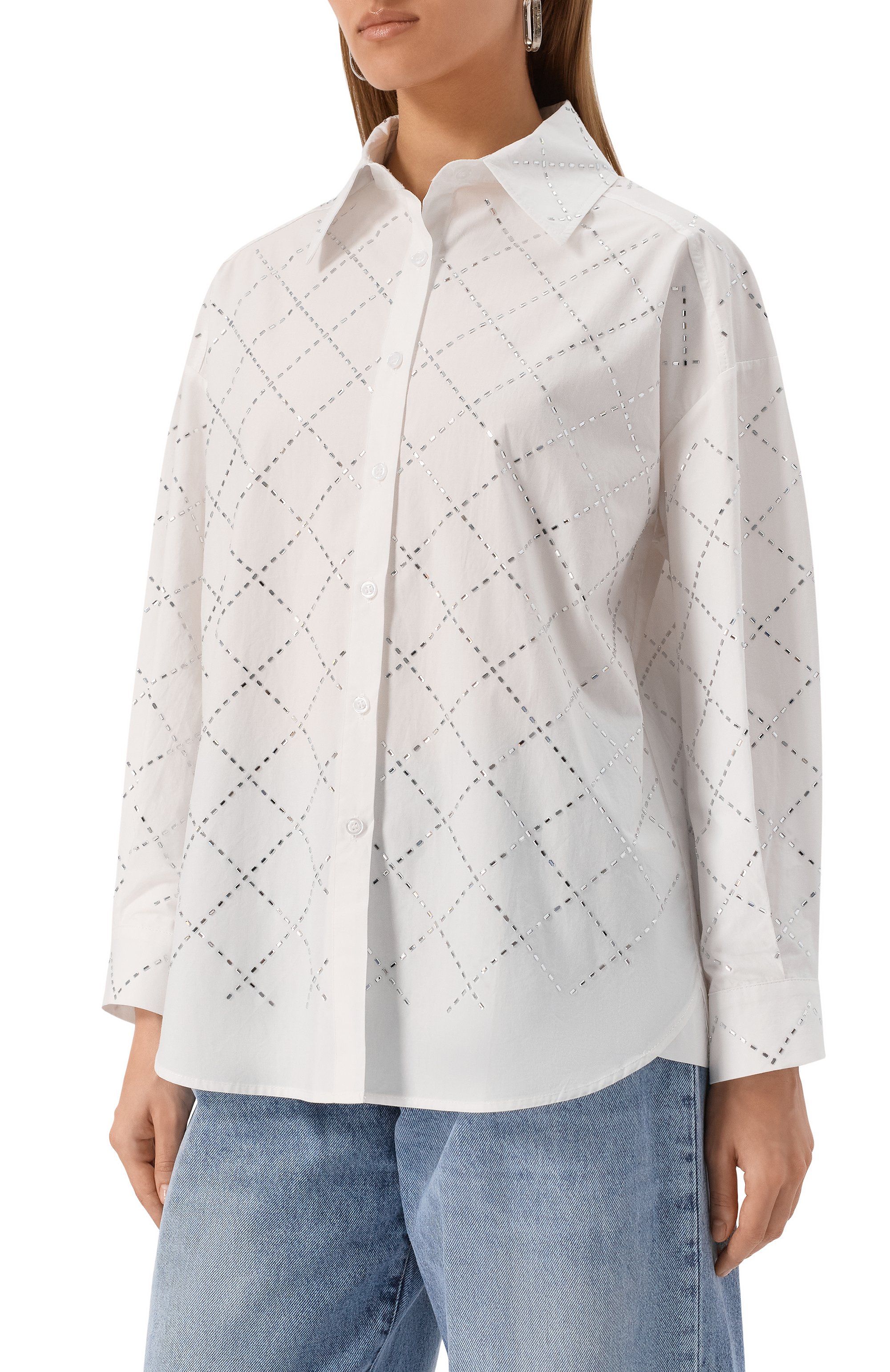 Хлопковая рубашка SEVEN LAB, арт. 125-C-W-15-10-006, фото 3