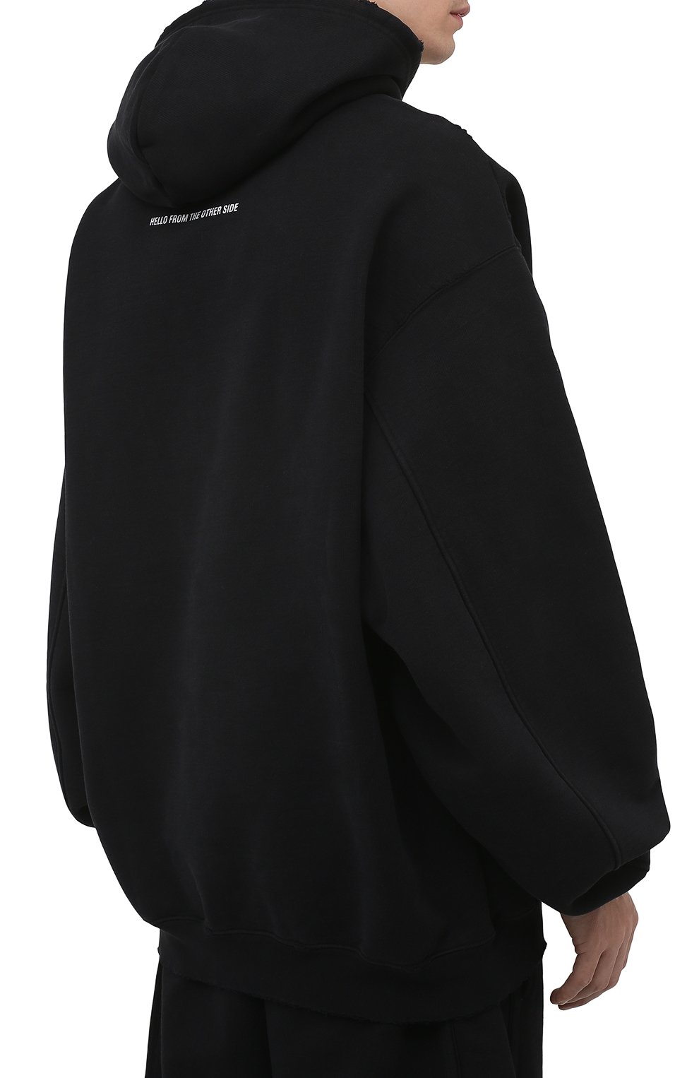 Хлопковое худи BALENCIAGA, арт. 641679/TJV95, фото 4