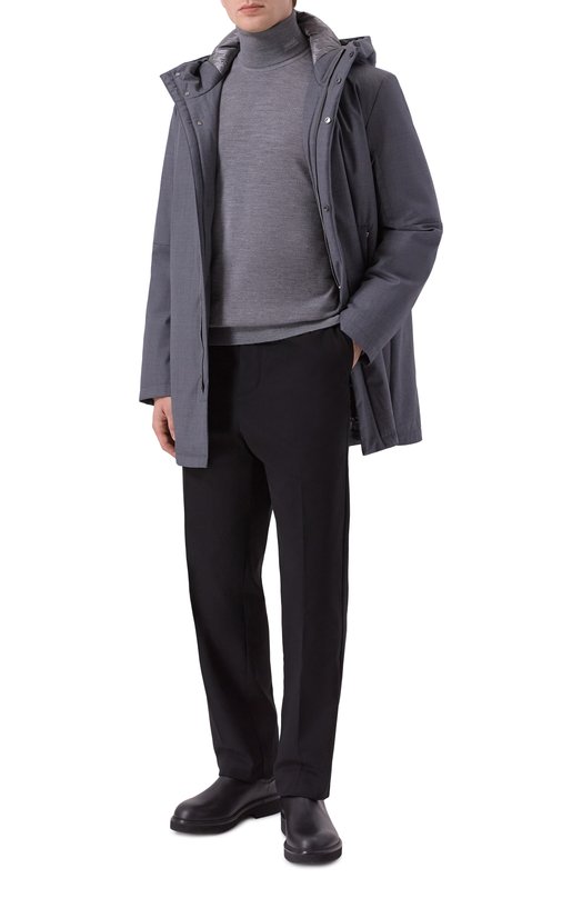 Пуховая парка Duno S0AN/STELVI0 Серый  S0AN/STELVI0 Фото 2