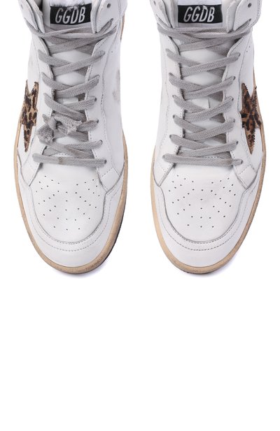 Кожаные кеды sky star GOLDEN GOOSE DELUXE BRAND, арт. GWF00230.F002193, фото 5