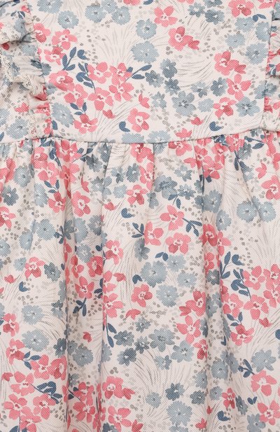 Платье из вискозы и хлопка TARTINE ET CHOCOLAT разноцветного цвета по цене 14600 руб., арт. TZ30071, фото 3 Платье из вискозы и хлопка TARTINE ET CHOCOLAT, арт. TZ30071, фото 3