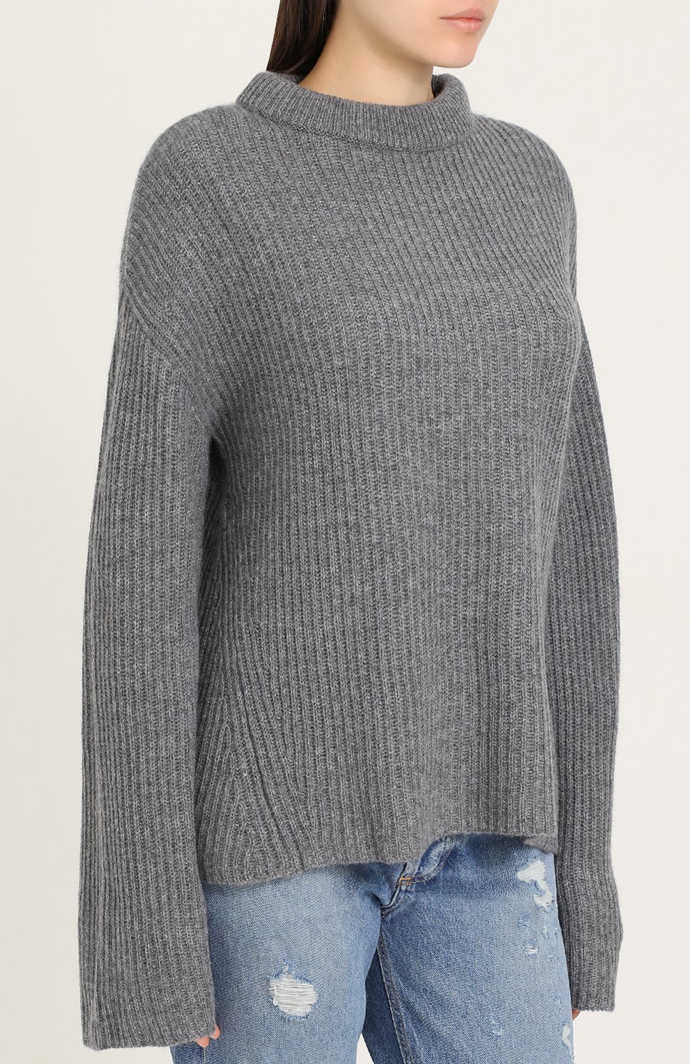 Кашемировый свитер фактурной вязки LE KASHA, арт. CUBA000, фото 3