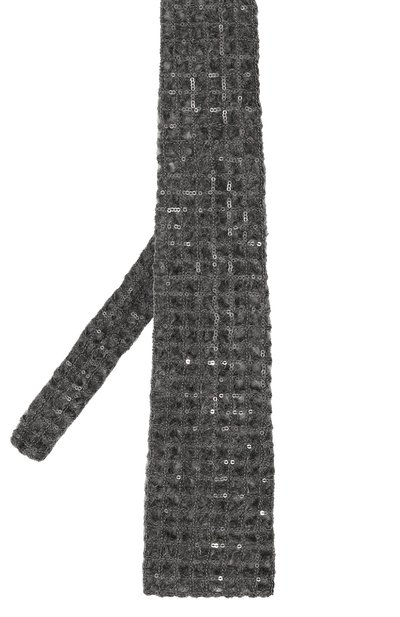 Галстук с отделкой пайетками BRUNELLO CUCINELLI, арт. M0PJRSK399, фото 3