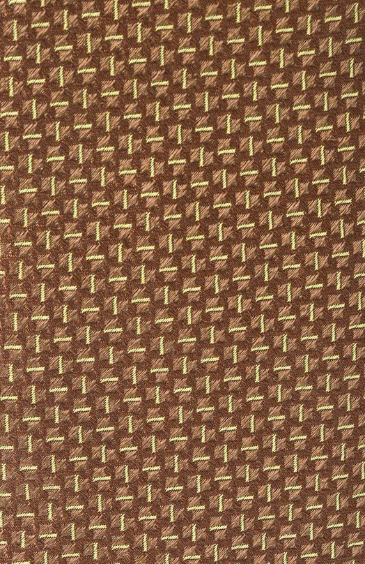 Шелковый галстук Canali 18/HJ04556 Коричневый  18/HJ04556 Фото 4