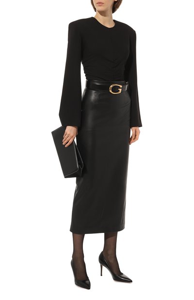 Кожаные туфли gianvito 85 GIANVITO ROSSI, арт. G24580.85RIC.VITNER0, фото 2