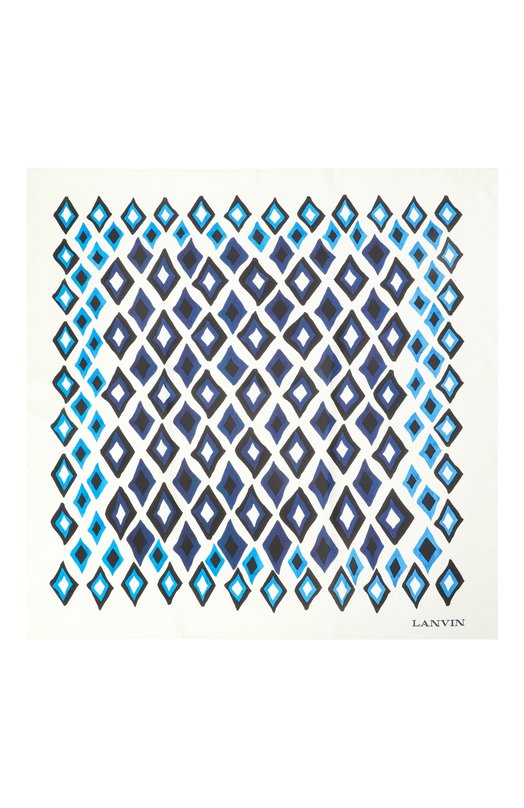 Шелковый платок Lanvin 710009394 Белый  710009394 Фото 4