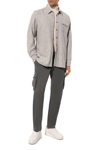 Брюки-карго из хлопка и кашемира KITON, арт. UFPPCAK0102F15, фото 2