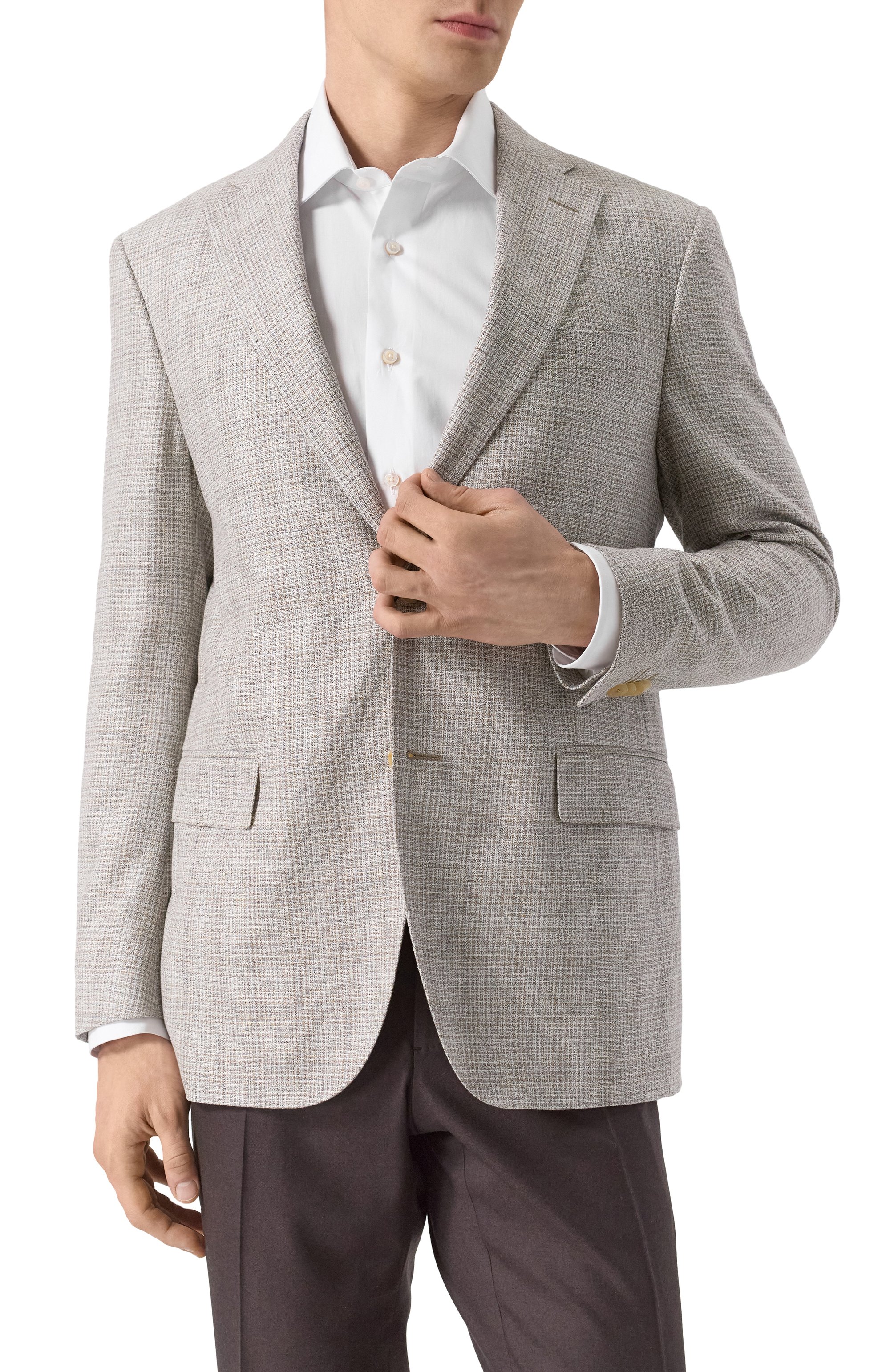 Пиджак из шелка и шерсти CORNELIANI, арт. 25X008-2516215, фото 5