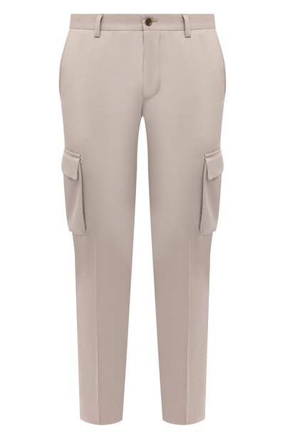 Брюки-карго из хлопка и кашемира CORNELIANI, арт. 874L02-1114105/00, фото 1