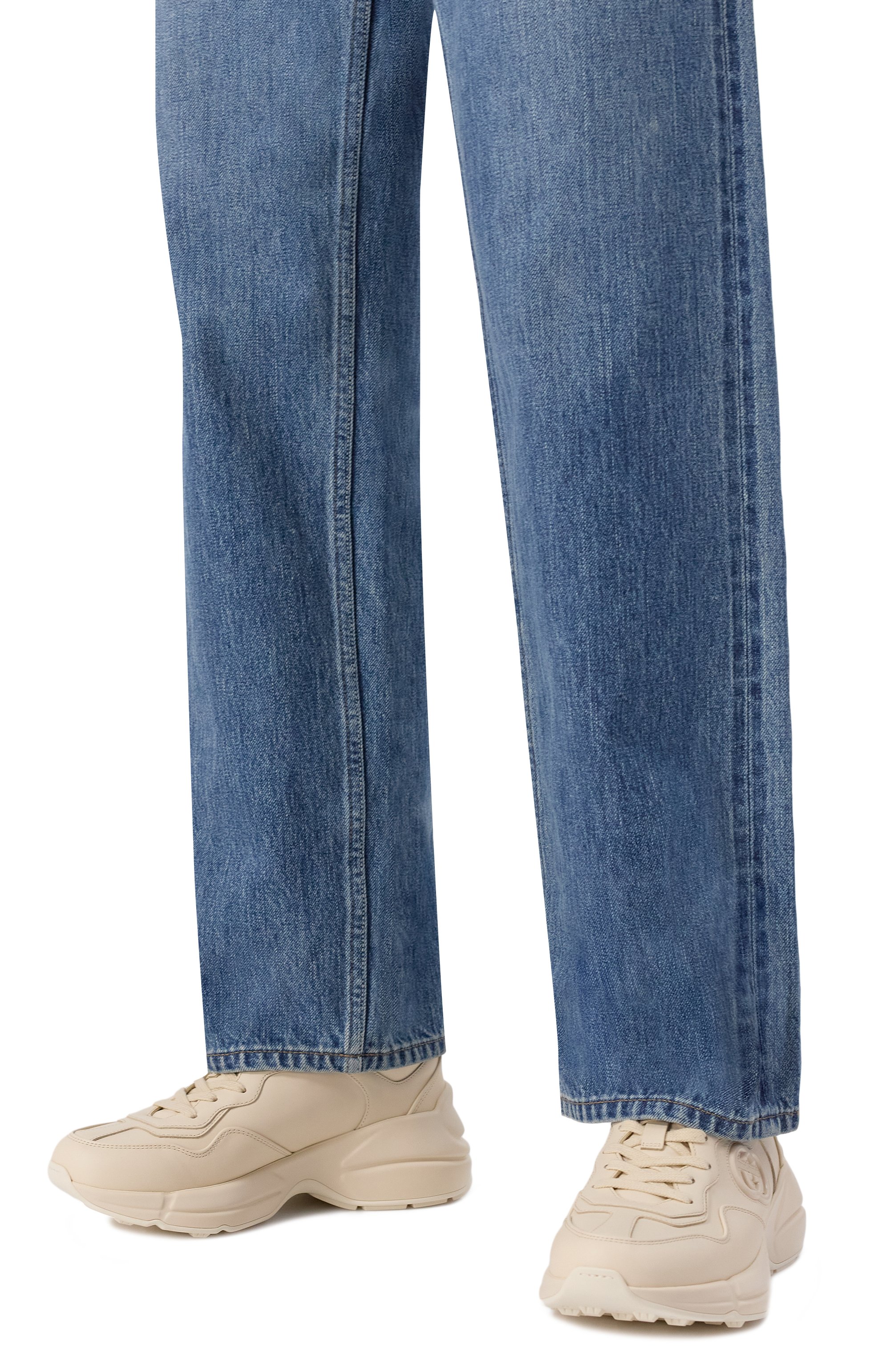 Кожаные кроссовки rhyton GUCCI, арт. 795782/0G2R0, фото 2