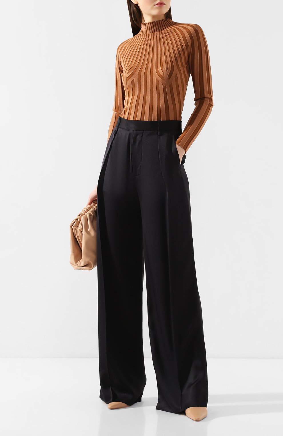 Шелковые брюки BOTTEGA VENETA, арт. 599730/VKJ90, фото 2