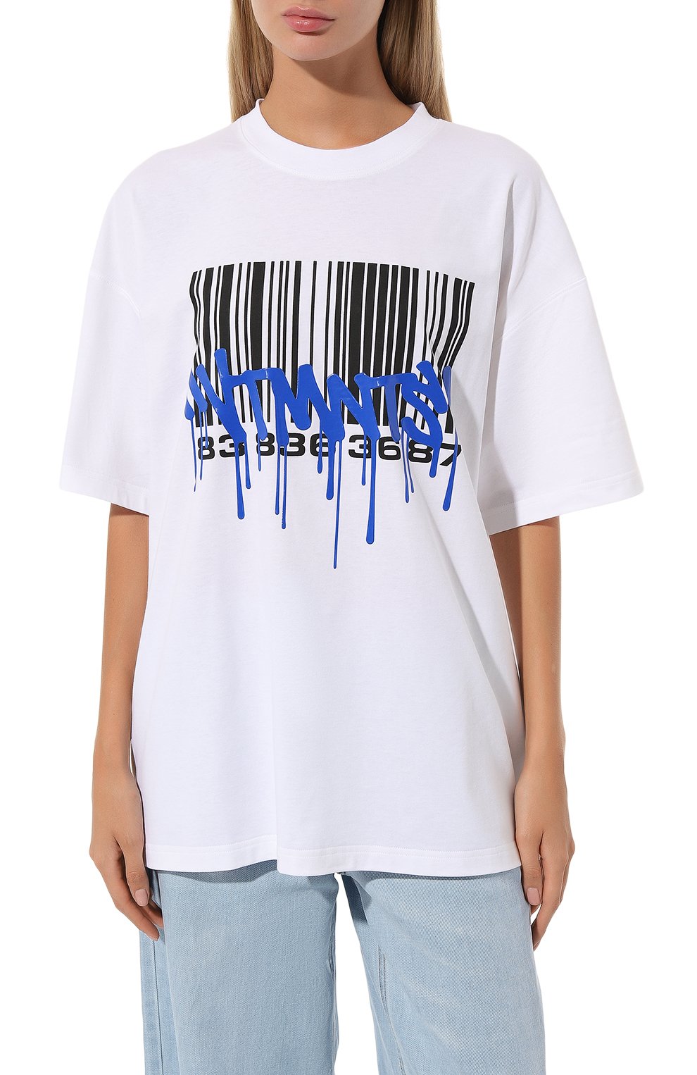 Хлопковая футболка VTMNTS, арт. VL18TR400W, фото 3