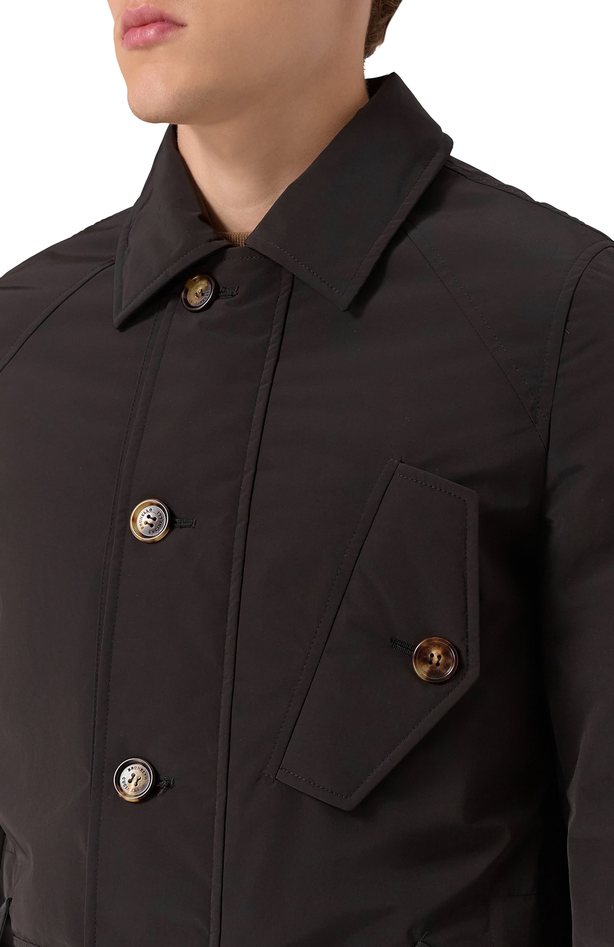 Утепленный плащ BRUNELLO CUCINELLI, арт. MM4796375, фото 5