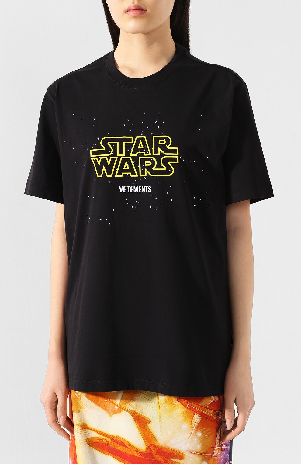 Хлопковая футболка star wars x vetements VETEMENTS, арт. USW21TS001 1600/W, фото 3