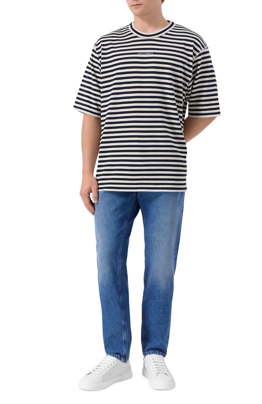 Кожаные кеды Dolce & Gabbana CS2354/AG093 Белый  CS2354/AG093 Фото 2