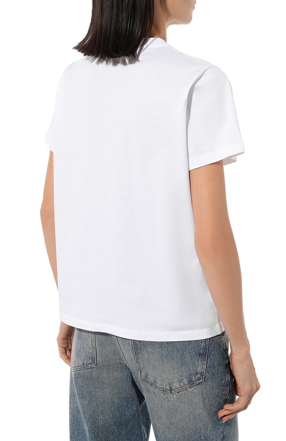 Хлопковая футболка GANNI, арт. T3673, фото 4