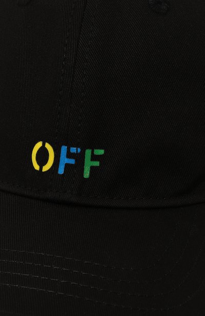 Хлопковая бейсболка OFF-WHITE, арт. 0BLB002S24FAB001, фото 3