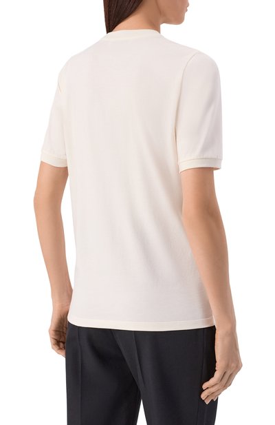 Хлопковая футболка NINA RICCI, арт. 26PJT0038/C01094, фото 4