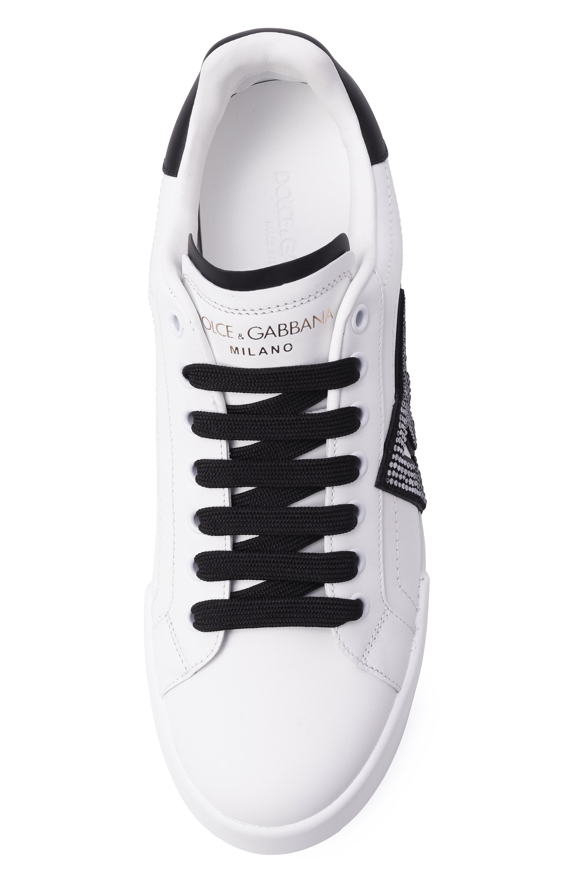 Кожаные кеды portofino DOLCE & GABBANA, арт. CK2341/AI411, фото 6