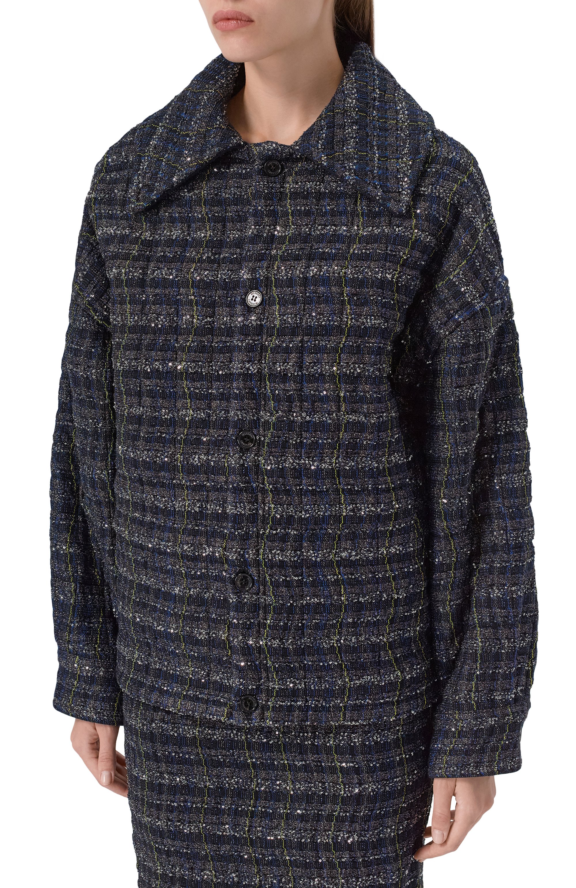 Полупа�льто из вискозы и шерсти MISSONI, арт. DS25WC1D/BC005W, фото 3