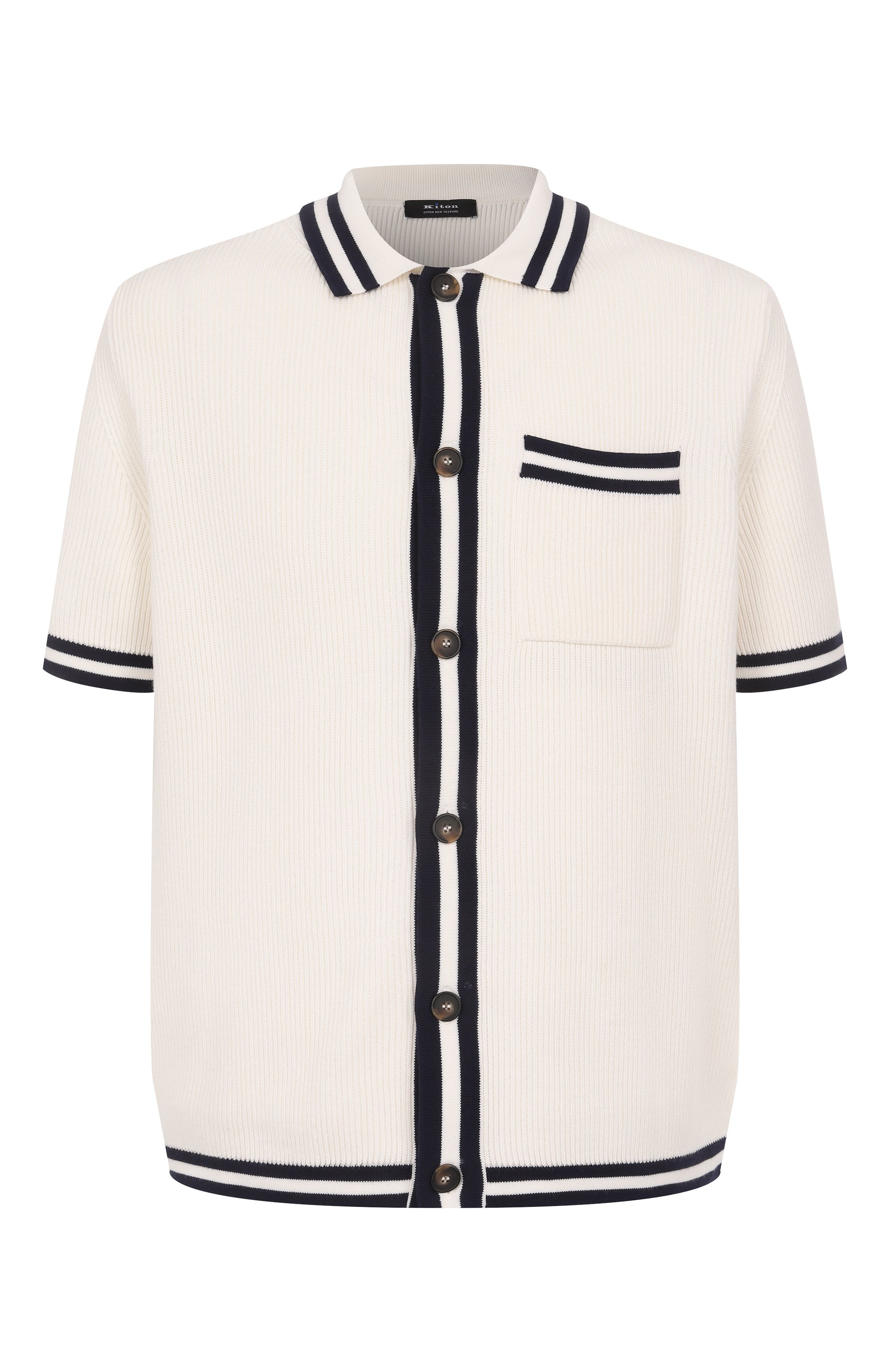 Хлопковая рубашка KITON, арт. UMM064401, фото 1