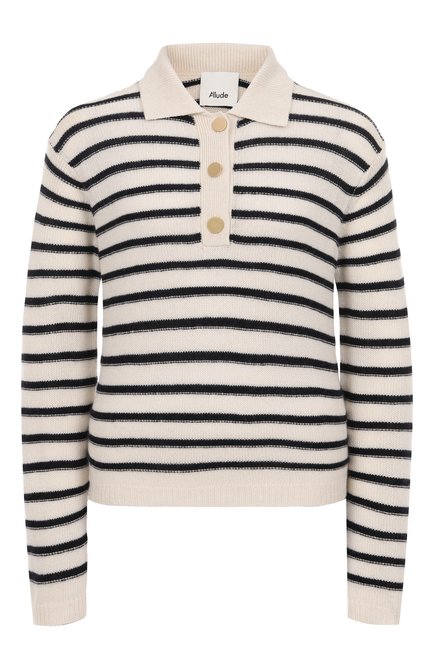 Женский поло из шерсти и кашемира ALLUDE, арт. 255/17022