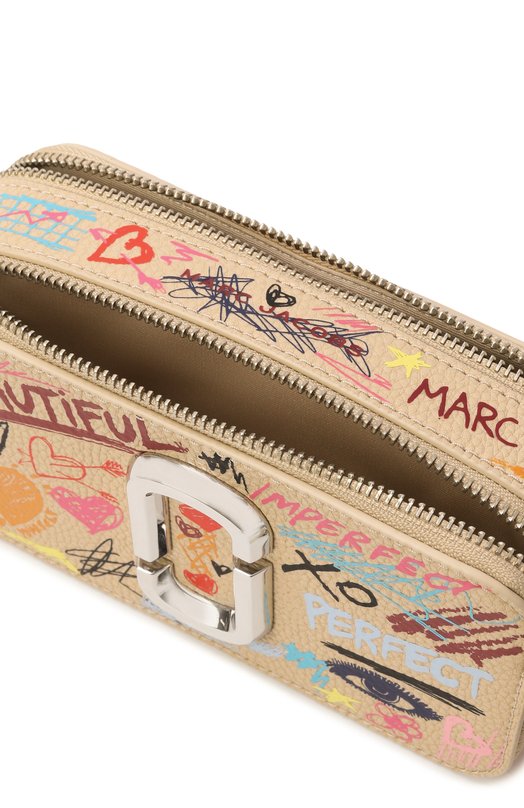 Сумка The Punk Scribble Snapshot MARC JACOBS (THE) 2S6HCR004H01 Бежевый  2S6HCR004H01 Фото 5