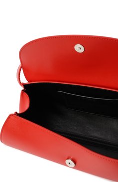 Женская сумка cannolo small JIL SANDER красного цвета, арт. J07WD0023-P5355 | Фото 5 (Драгоценные камни: Проставлено; Материал: Натуральная кожа; Материал сплава: Проставлено; Ремень/цепочка: На ремешке; Размер: small)