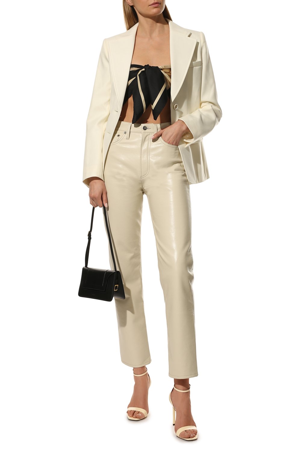 Шелковый платок ACNE STUDIOS, арт. CA0188/W, фото 2