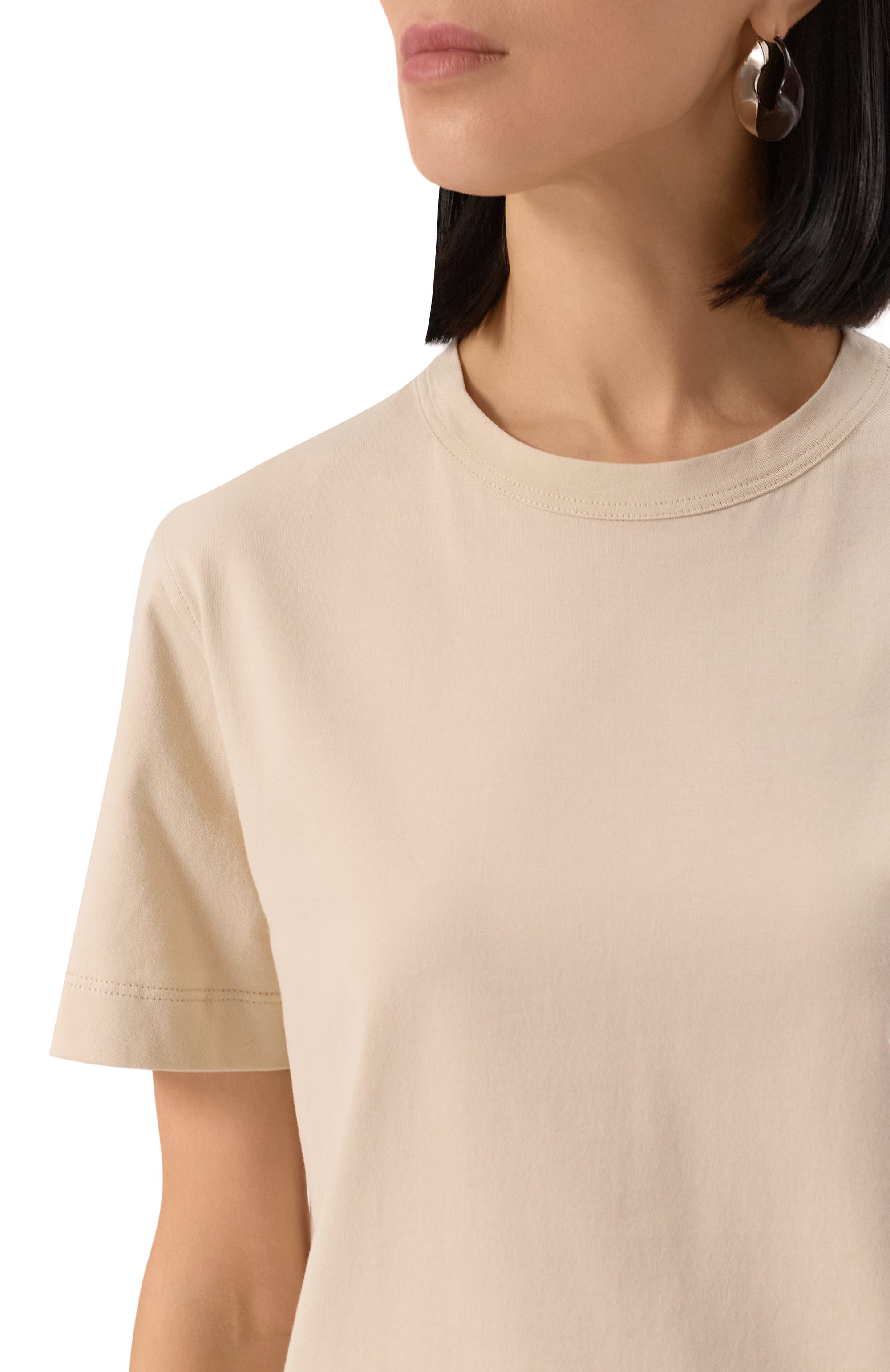 Хлопковая футболка BRUNELLO CUCINELLI, арт. M0T81BI100, фото 5