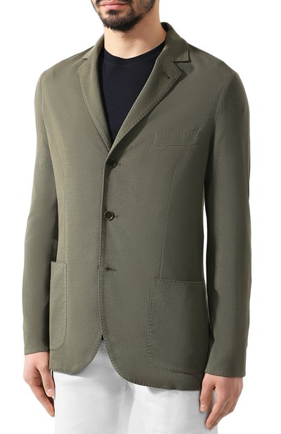 Пиджак из хлопка и шелка LORO PIANA, арт. FAE8388, фото 3