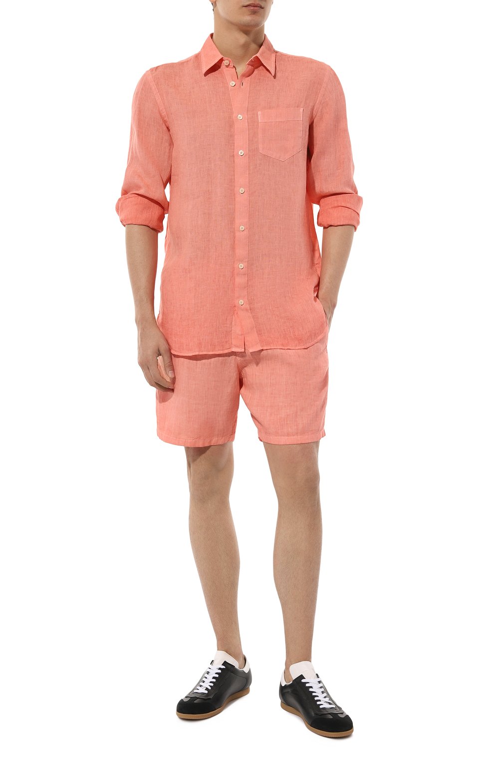 Льняные шорты 120% LINO, арт. 31ALIM29DZ/0000253/S00, фото 2