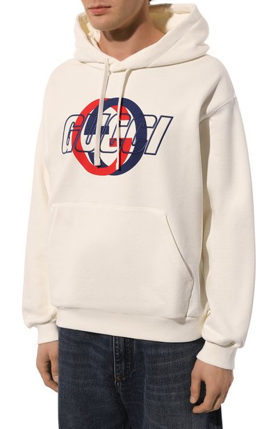 Хлопковое худи GUCCI, арт. 770839/XJGA2, фото 3