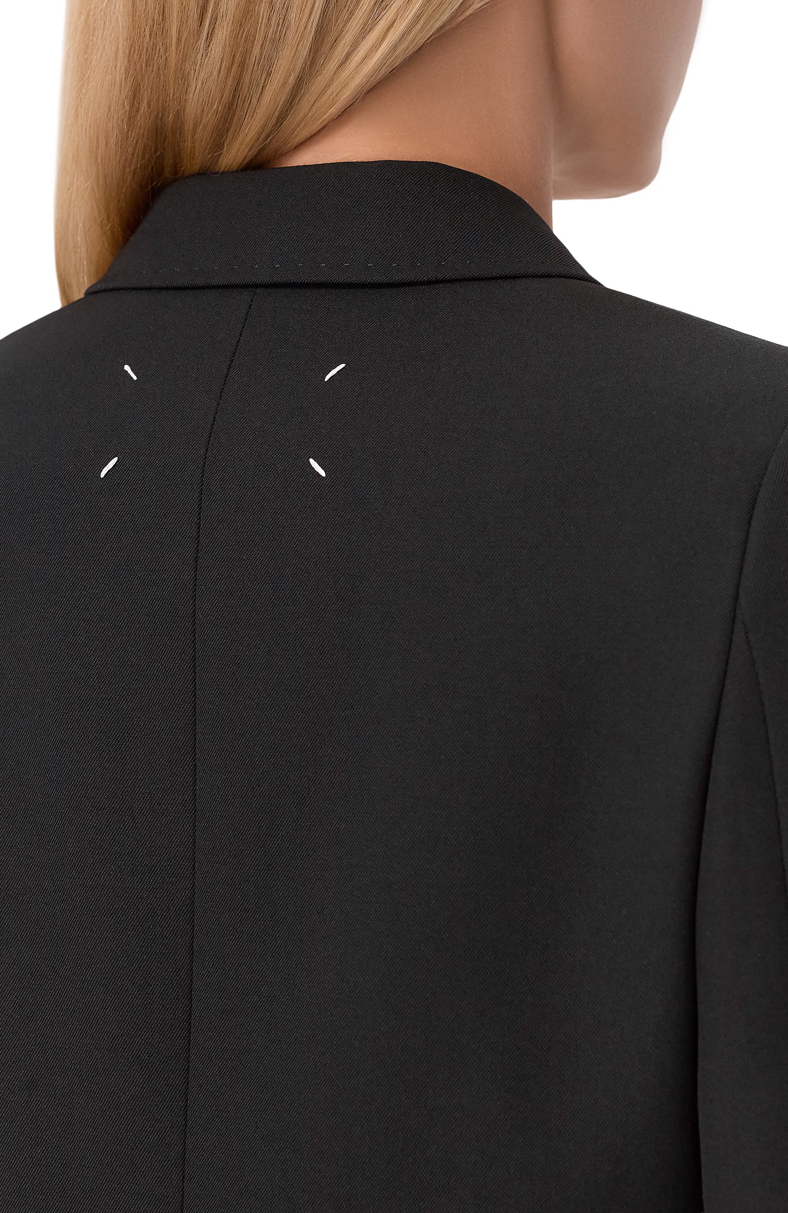 Шерстяной жакет MAISON MARGIELA черного цвета по цене 465000 руб., арт. S51BN0445/M35899, фото 5 Шерстяной жакет MAISON MARGIELA, арт. S51BN0445/M35899, фото 5