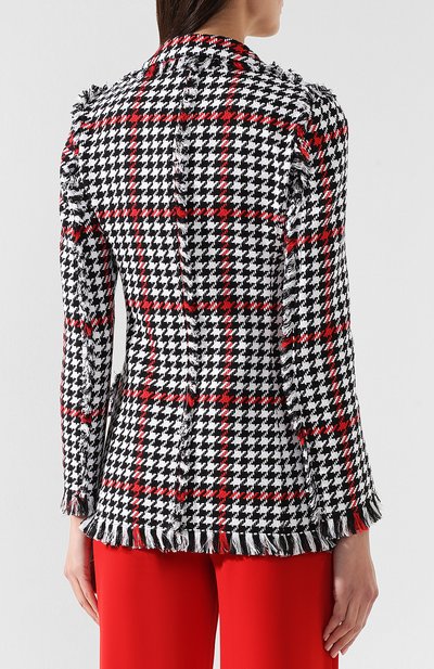 Твидовый жакет MSGM, арт. 2641MDG05 195115, фото 4