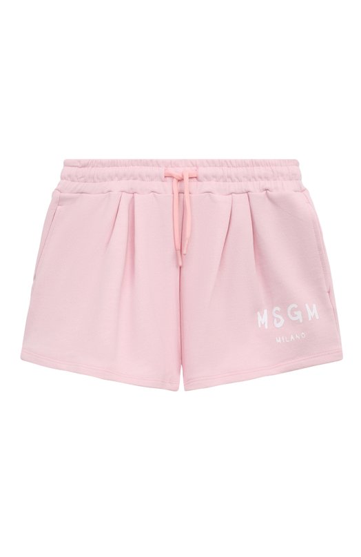 

Хлопковые шорты MSGM kids, Розовый