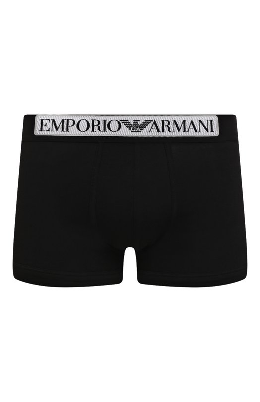 Хлопковые боксеры Emporio Armani 111866/3F517 Чёрный 111866/3F517